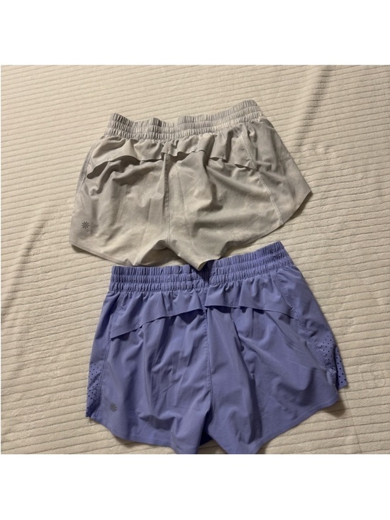 Athleta Pants - Athleta Layered Athletic Shorts in Lavender and Light Gray